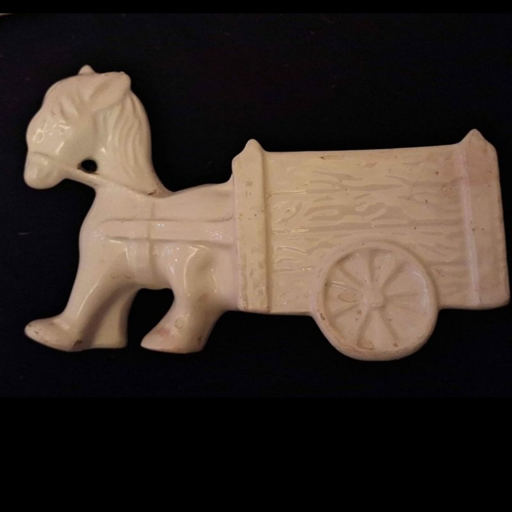Horse Flower Planter Vintage